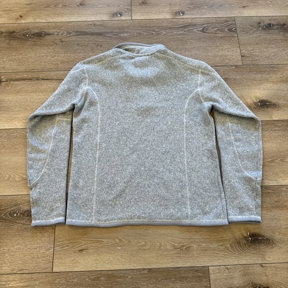 Patagonia Better‎ Sweater Jacket Womens L 1/4 Zip Fleece Gray 25615 Gorpcore